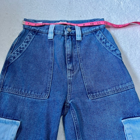 PACSUN High Rise Carpenter Multi-Wash Denim Jeans - Size 24 - Picture 3 of 13